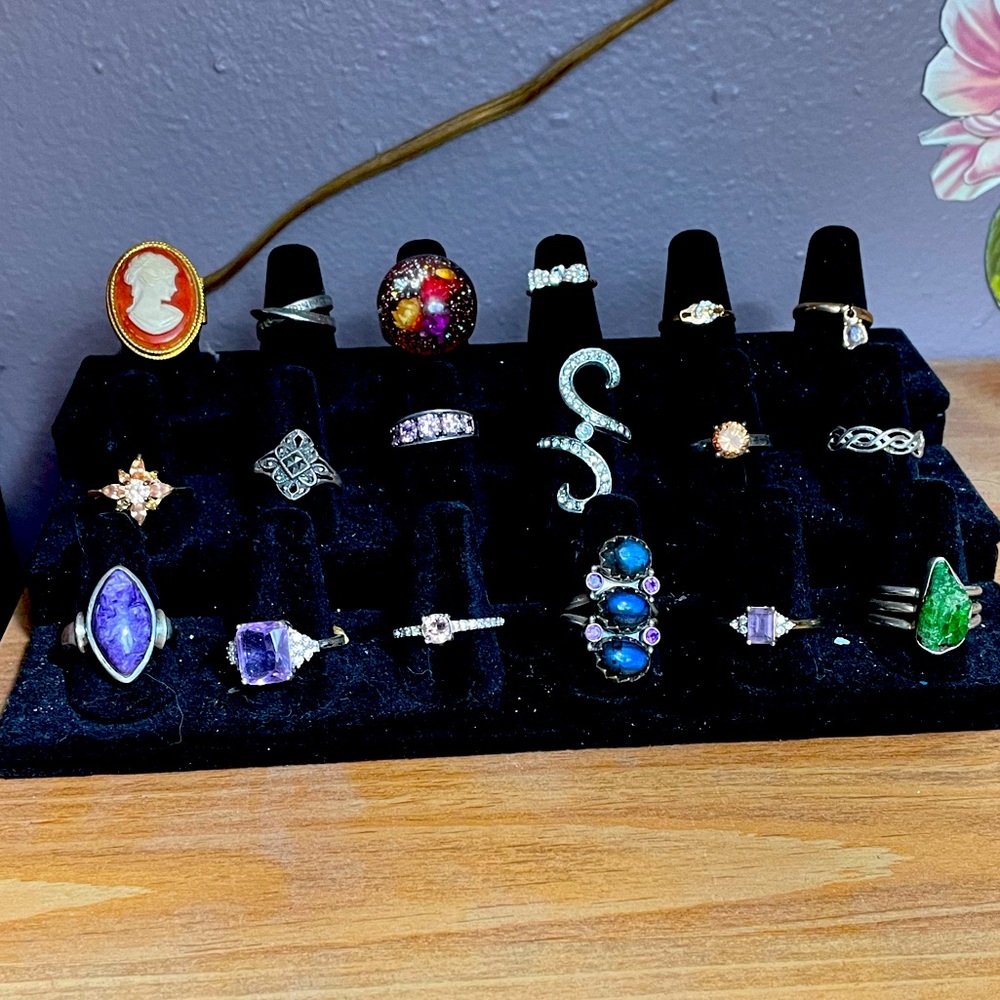 18 All different size rings